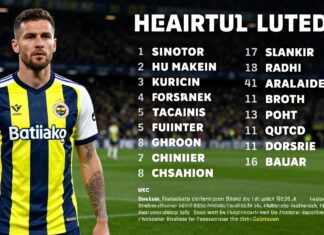 Fenerbahçe en Manchester United starten met deze opstellingen