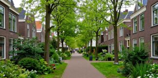 Geertjes Hoeve op Thematerweg Utrecht blijft groenste wijk van de stad
