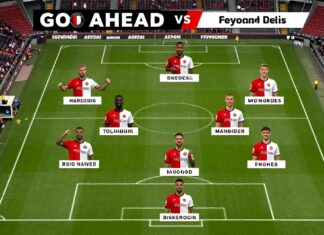 Eagles treft Feyenoord met deze opstelling