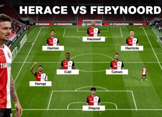 Heracles en Feyenoord: opstellingen met vijf veranderingen