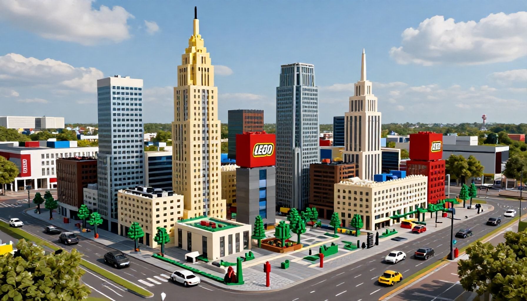 Het impact van LEGO World op de stad