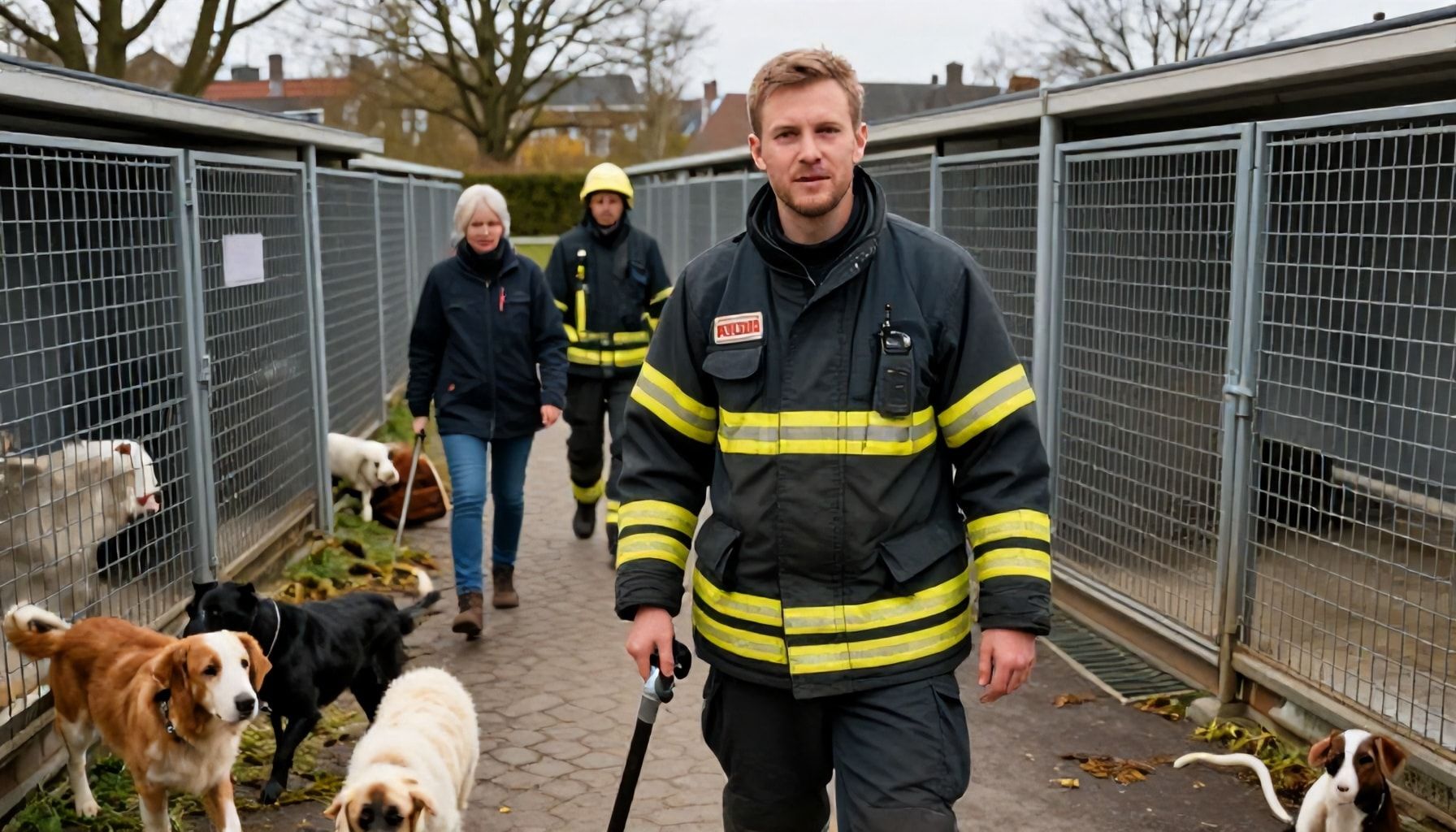 Hoe brand dieren in veiligheid bracht
