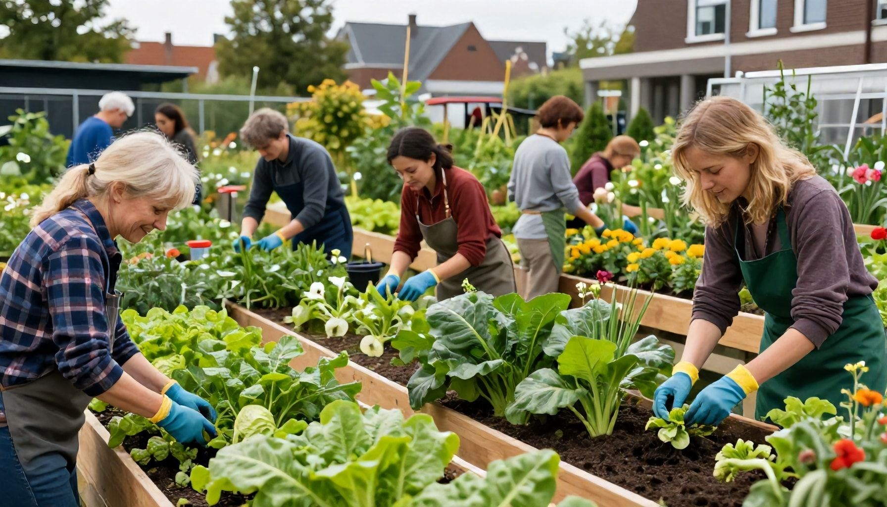 Hoe de moestuin bewoners betrekken