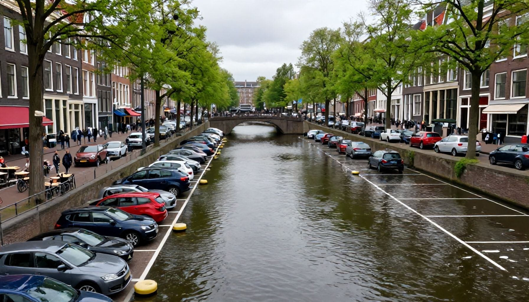 Hoe de parkeervakken verdwijnen