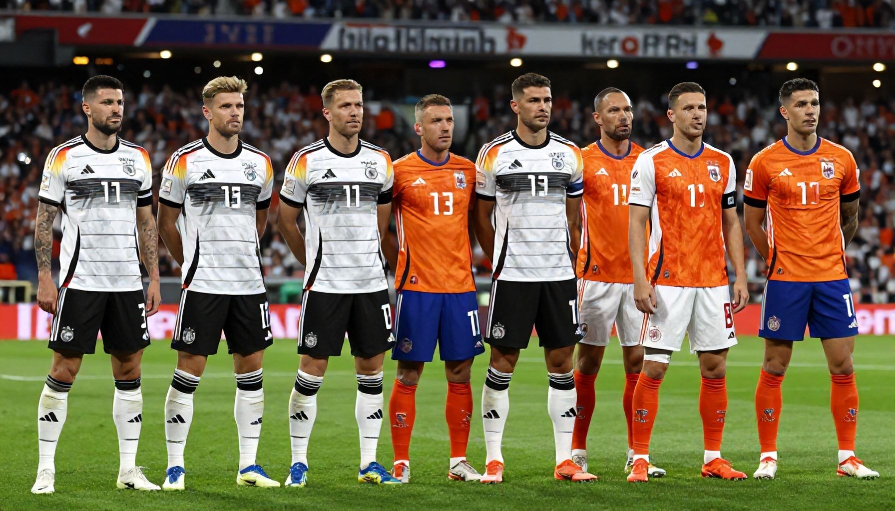 Hoe Duitsland en Nederland hun tactische opstellingen aanpassen voor de topwedstrijd*