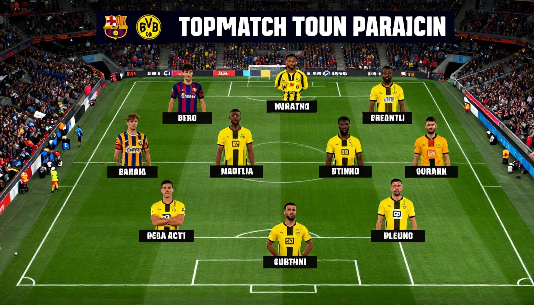 Hoe je de opstellingen van Barcelona en Dortmund kunt ontcijferen voor de topwedstrijd*