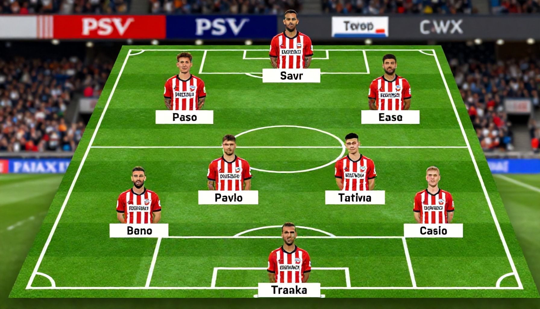 Hoe je met deze opstelling PSV’s aanval kunt neutraliseren*