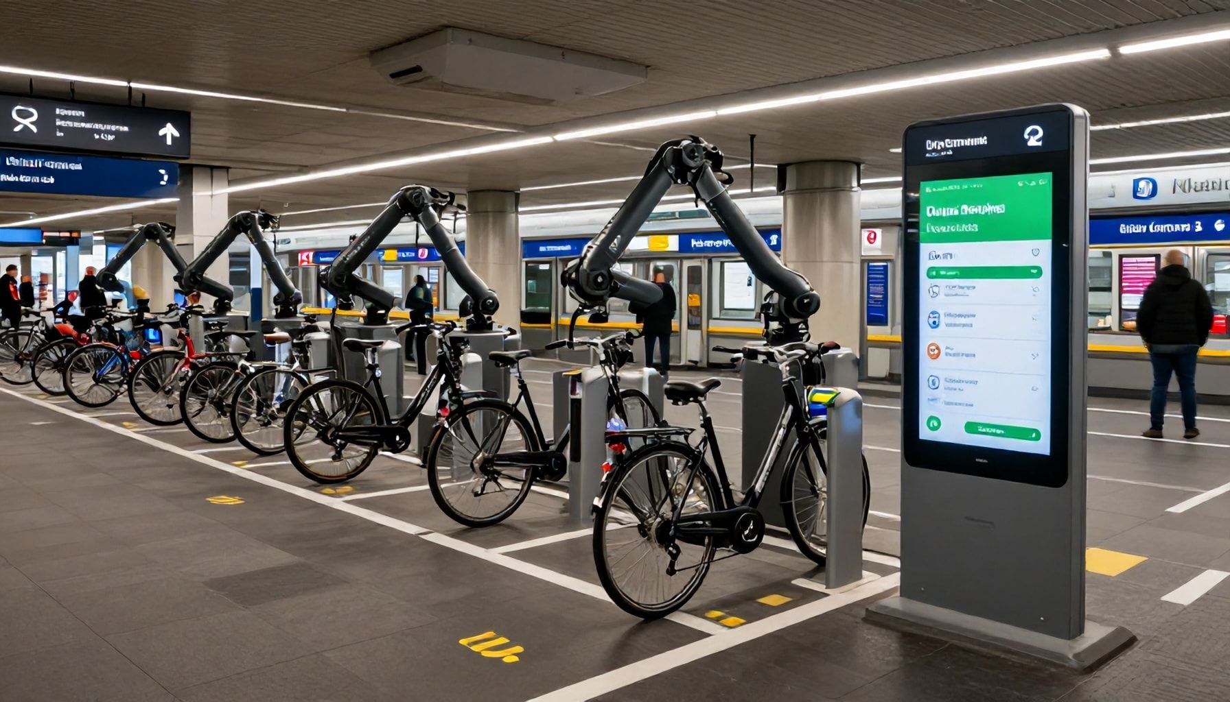 Hoe werkt het nieuwe fietsenstallingssysteem?