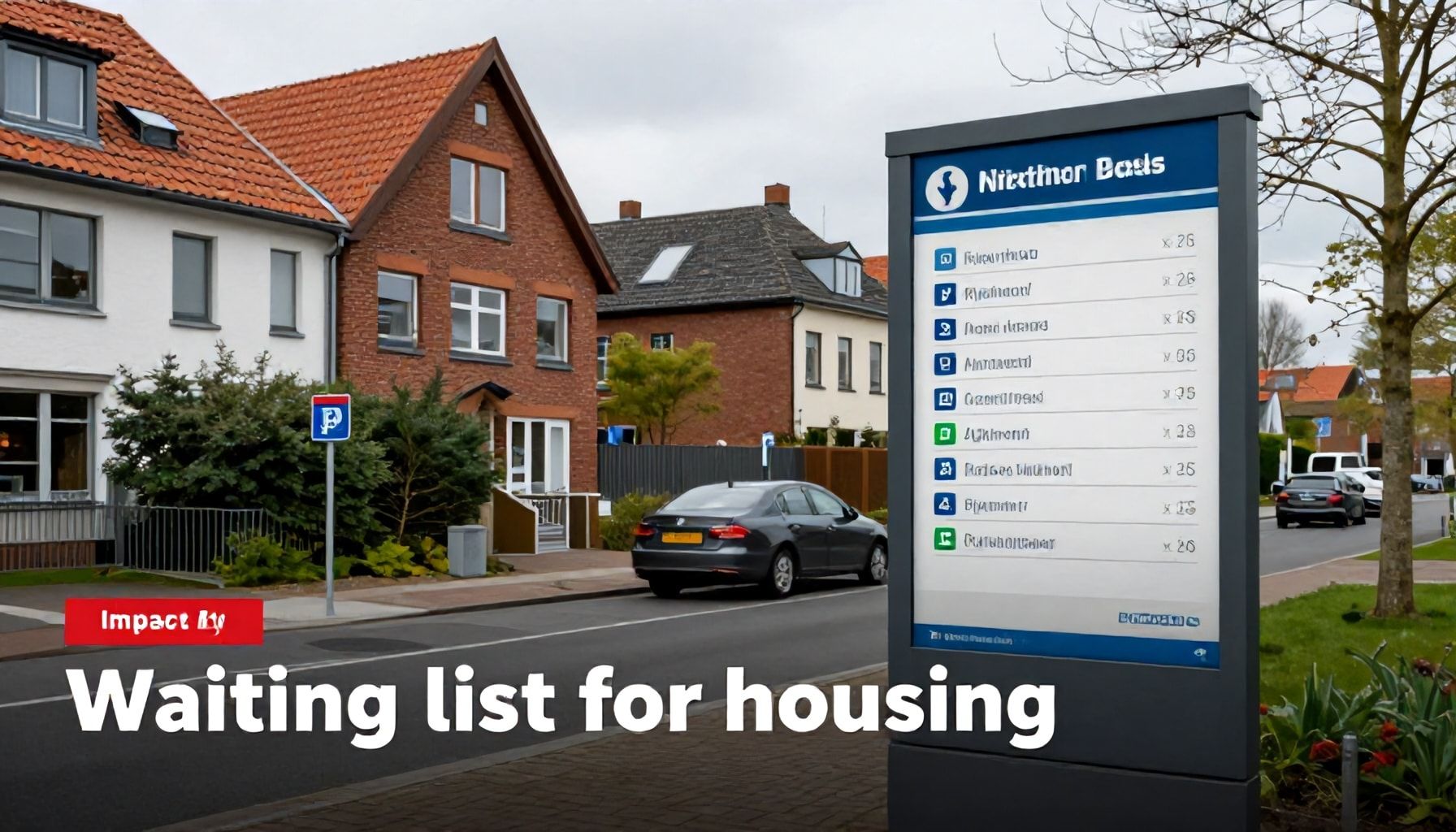 Impact op de wachtlijst voor woningen