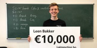 Utrechtse student Leen Bakker wint 10.000 euro met innovatief project