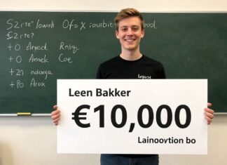 Utrechtse student Leen Bakker wint 10.000 euro met innovatief project
