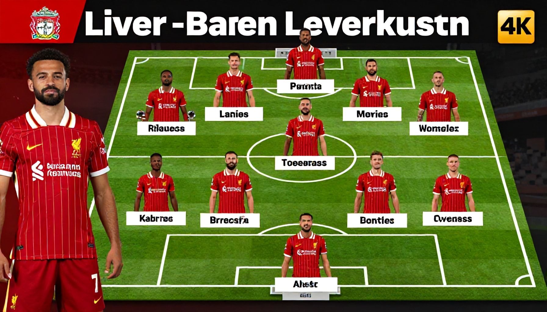 Liverpool en Leverkusen presenteren hun elftal