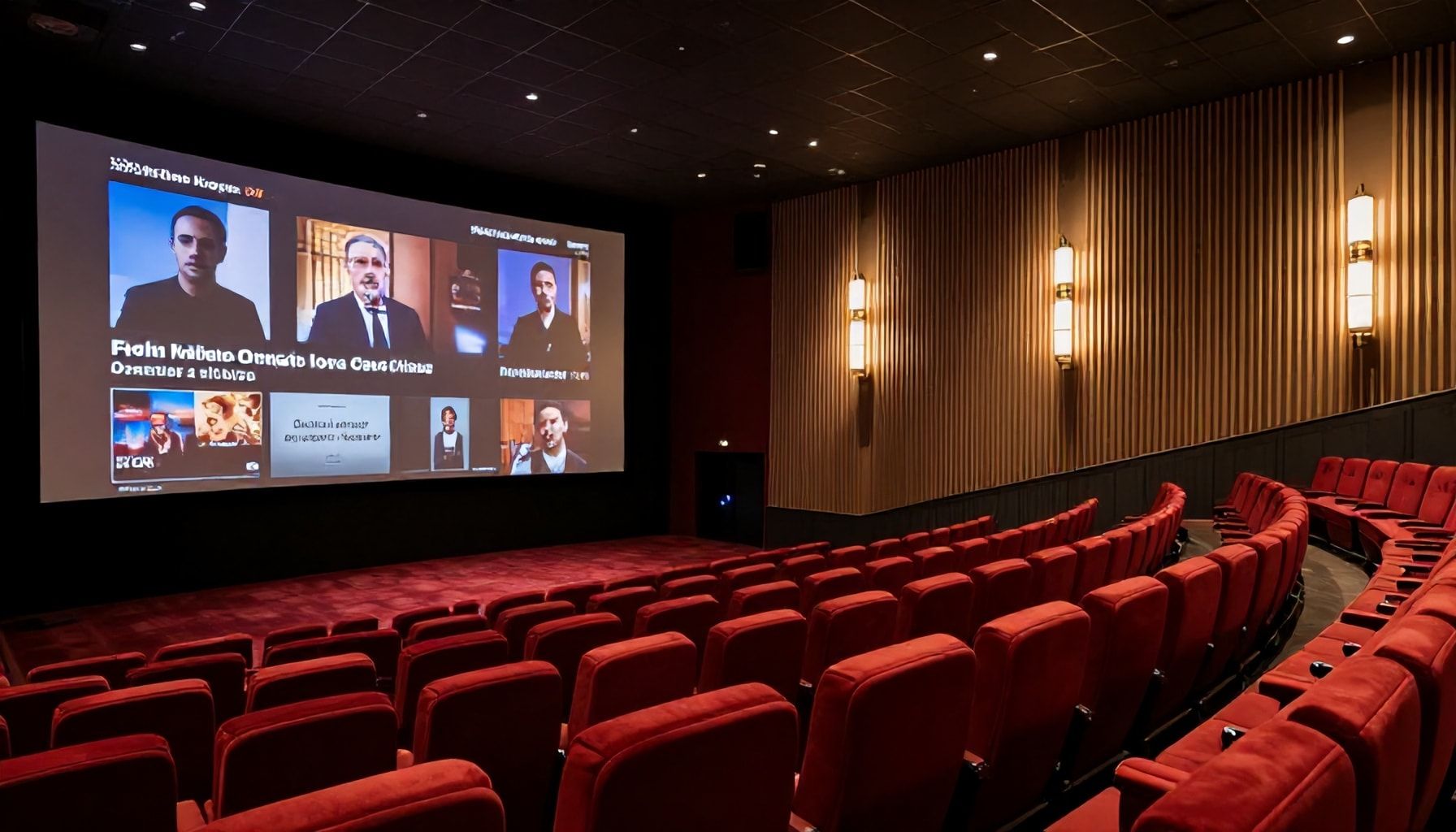 Luxe zit in de details van de nieuwe bioscoop