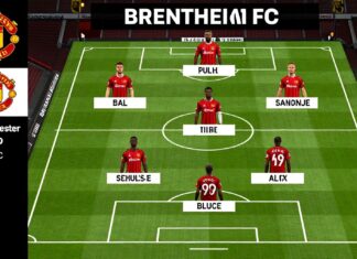 Manchester United en Brentford FC: opstellingen met vijf veranderingen