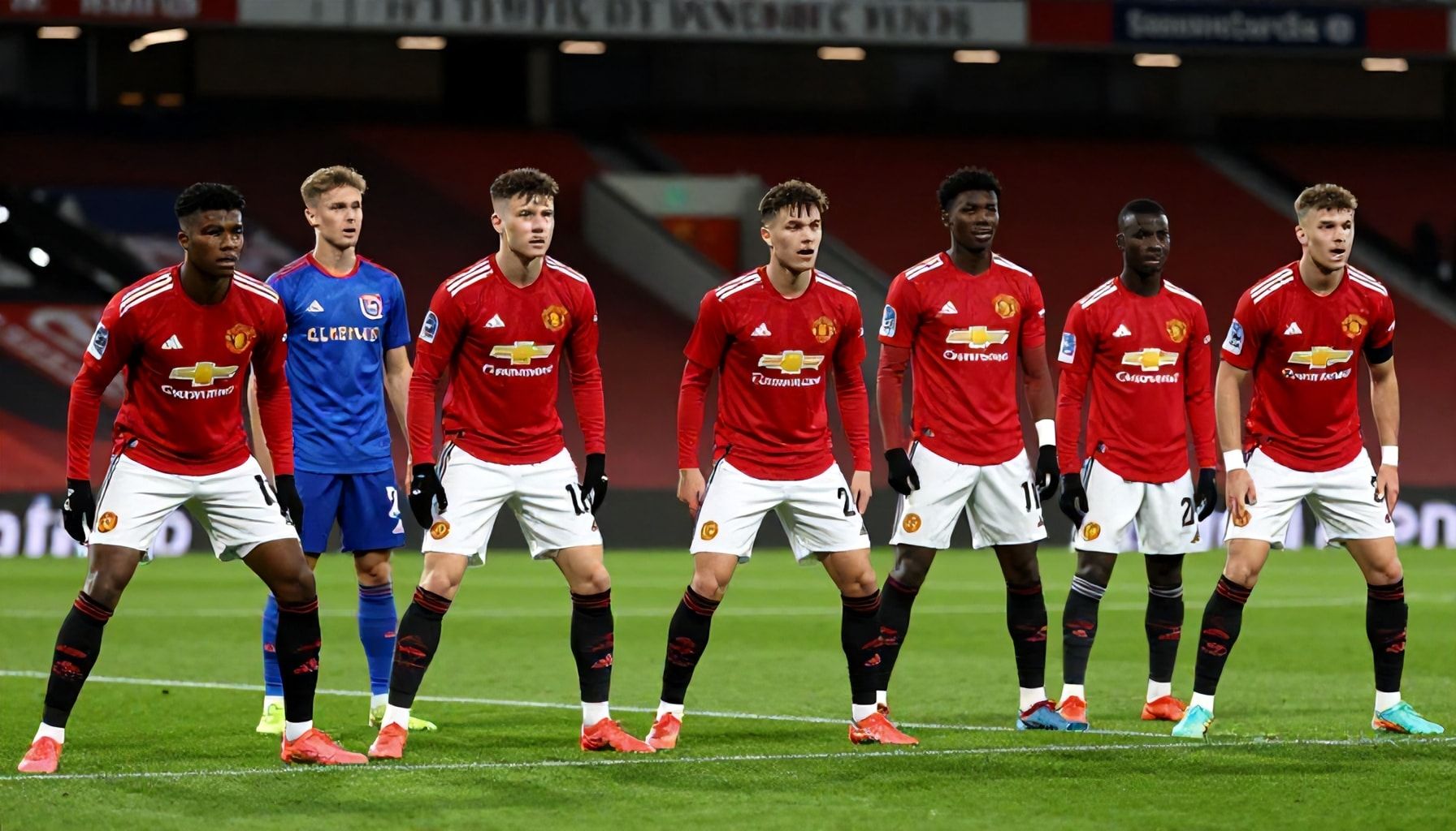 Manchester United's jonge talenten in actie