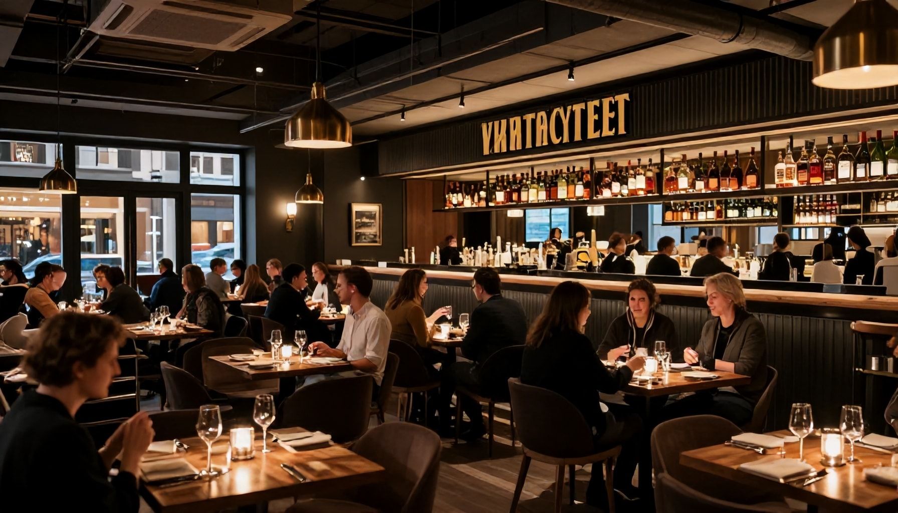 Moderne inrichting met plaats voor honderd gasten