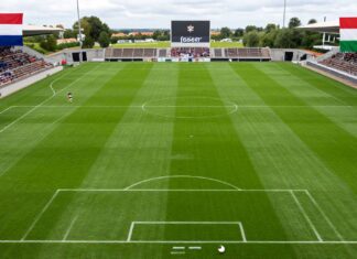 Vergelijk de opstellingen van Nederland en Hongarije voor de wedstrijd