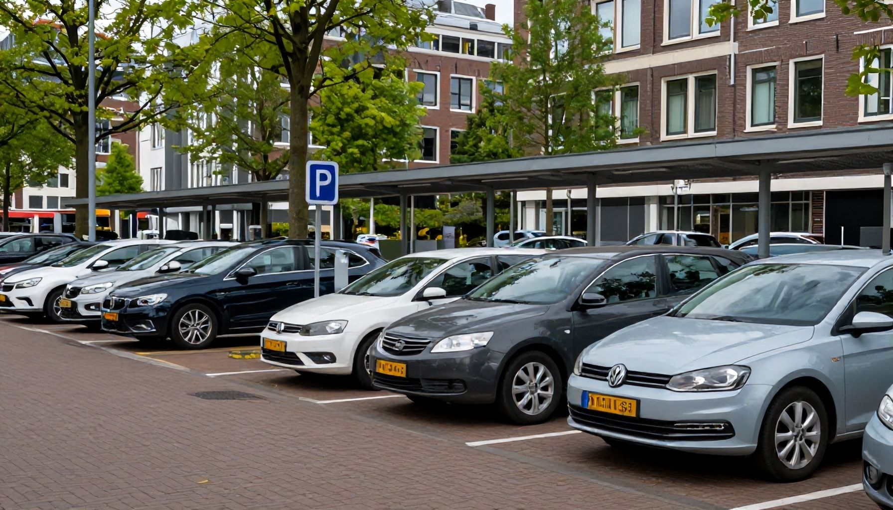 P-parkeervoorzieningen in de stad
