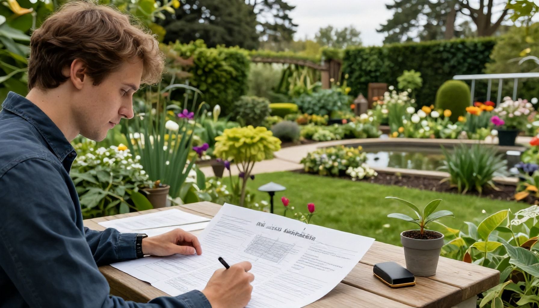 Plannen voor de toekomst van de tuin