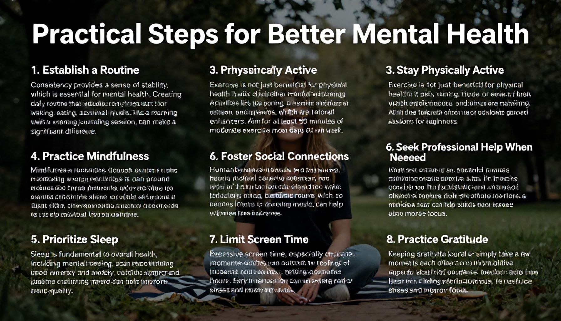 Praktische stappen voor betere psychische gezondheid