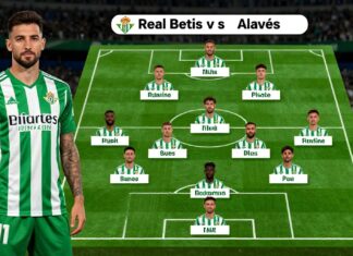 Real Betis en Alavés: 11 opstellingen voor de topwedstrijd