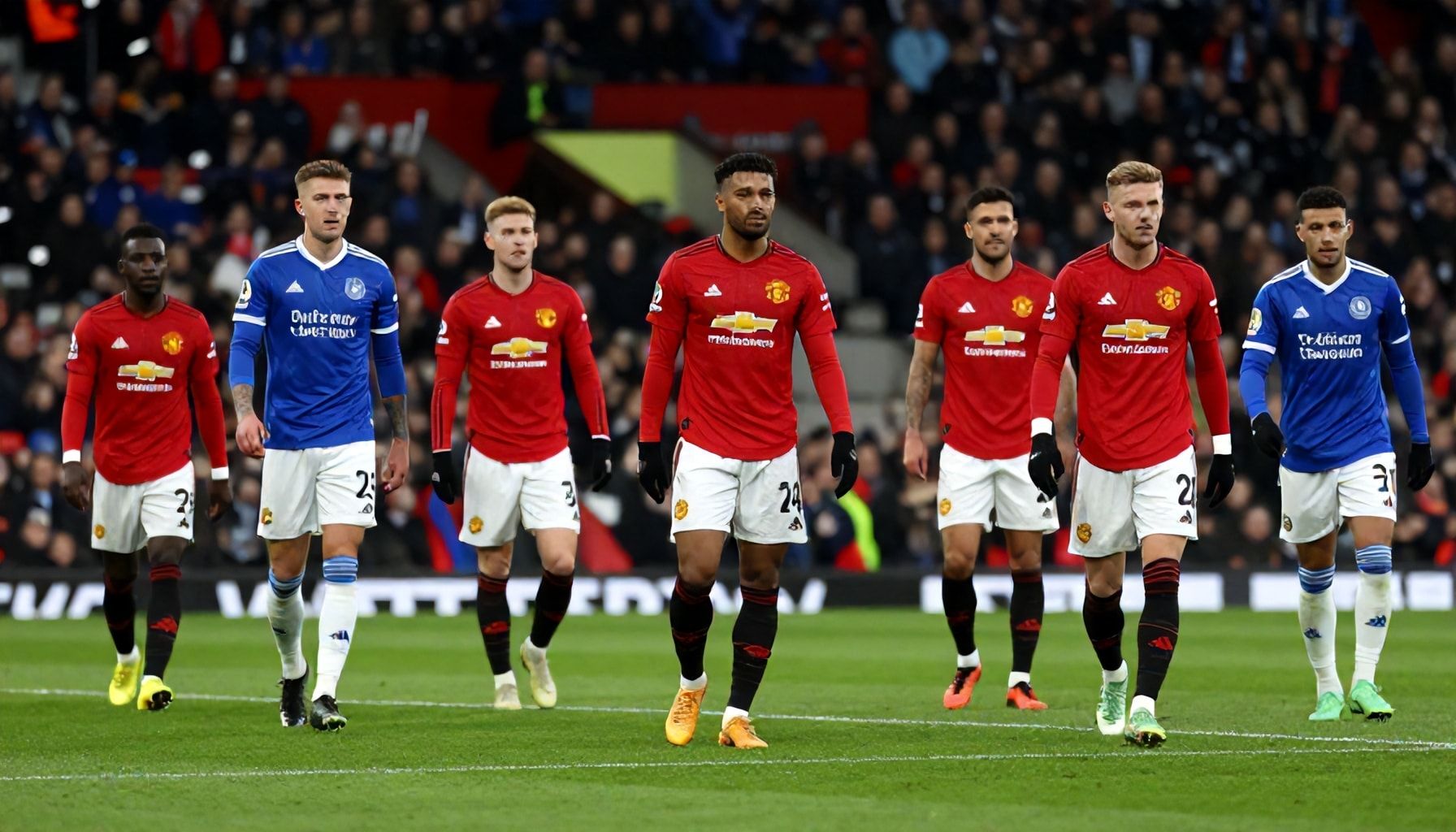 Sleutelspelers in actie voor Manchester United