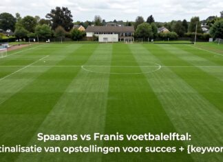 Spaans vs Frans voetbalelftal: Optimalisatie van opstellingen voor succes