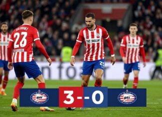 PSV neemt met 3-0 voorsprong op FC Utrecht in de Eredivisie