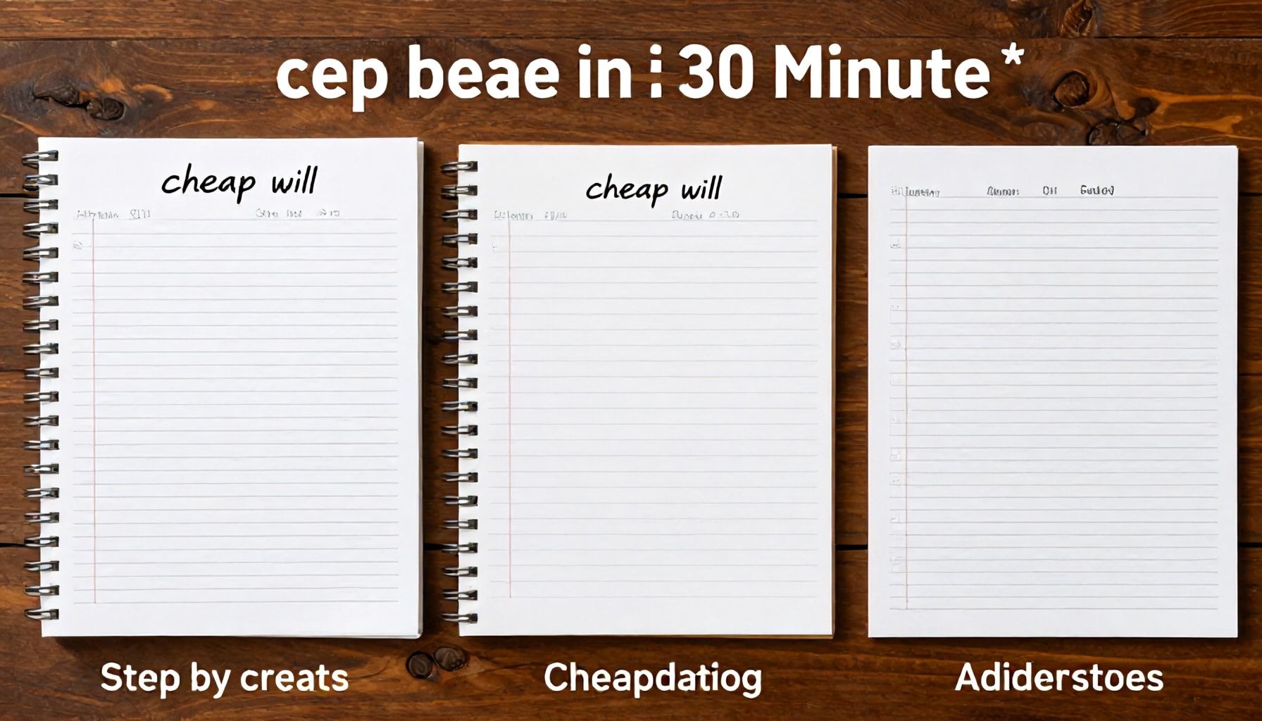 Stap voor stap: Hoe je in 30 minuten een goedkoop testament opstelt*