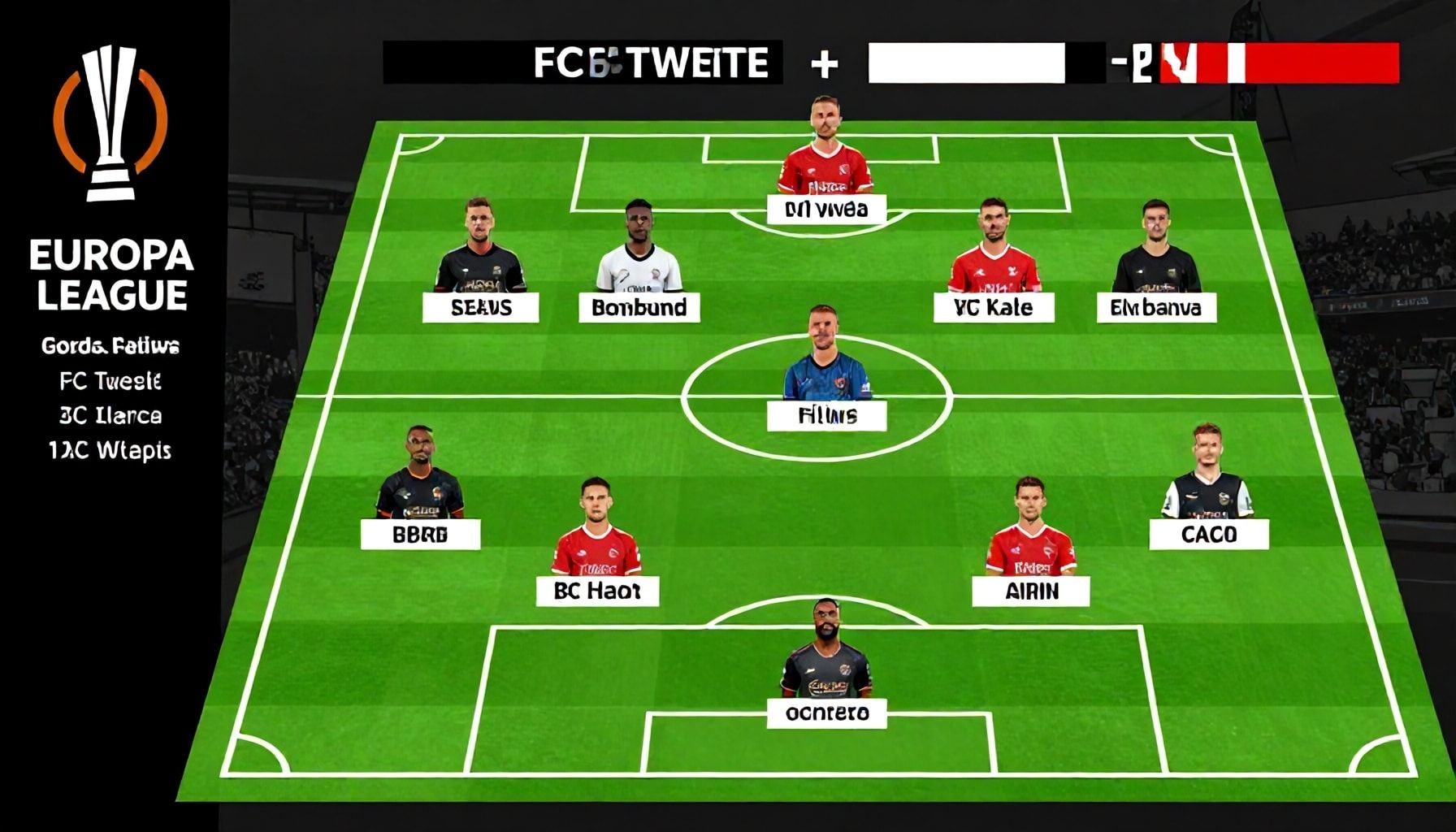 Tactische aanpassingen voor Europa League