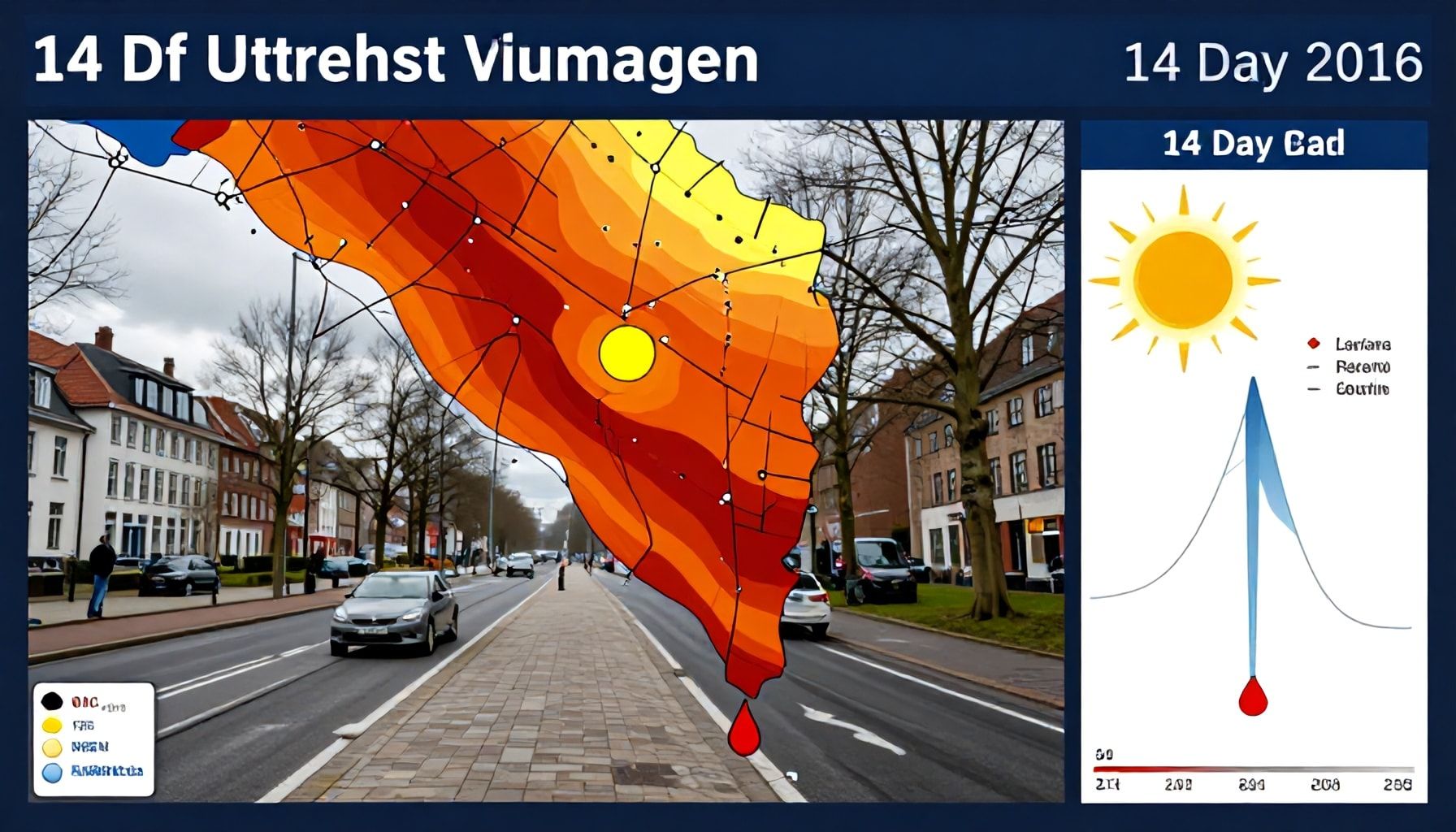 Temperaturen dalen na een warme start