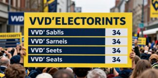VVD wint verkiezingen 2025 met 34 zetels