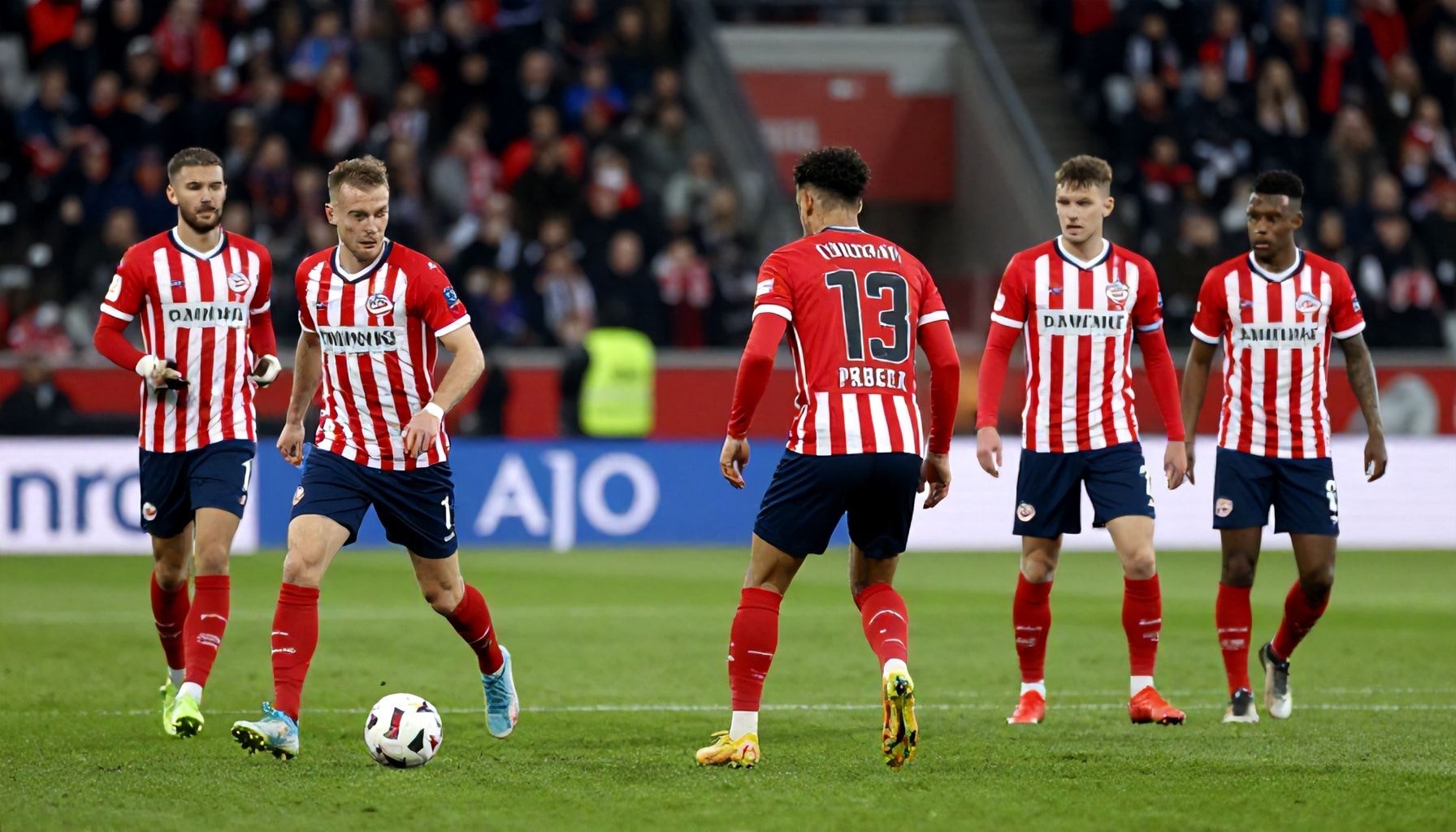 Uitstekende prestatie van de aanvallende linie