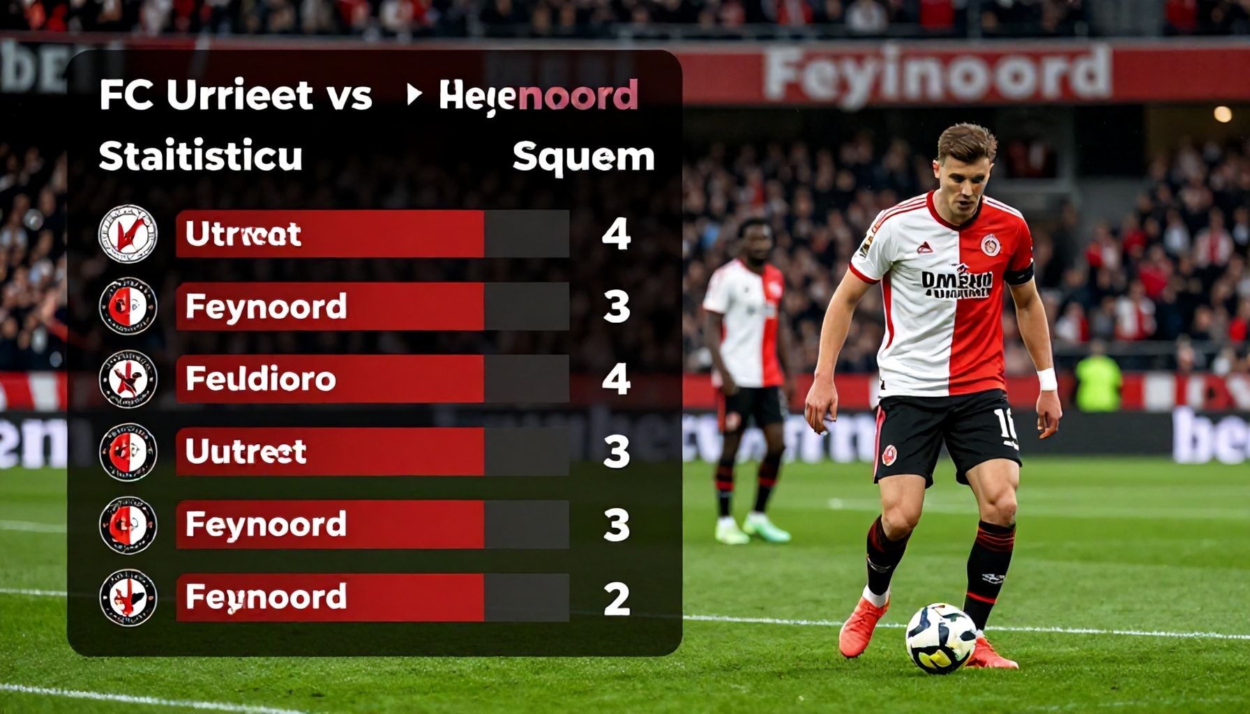 Utrecht en Feyenoord: een statistische analyse