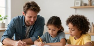 Vaders helpen 100.000 kinderen per jaar met huiswerk