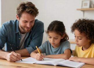 Vaders helpen 100.000 kinderen per jaar met huiswerk