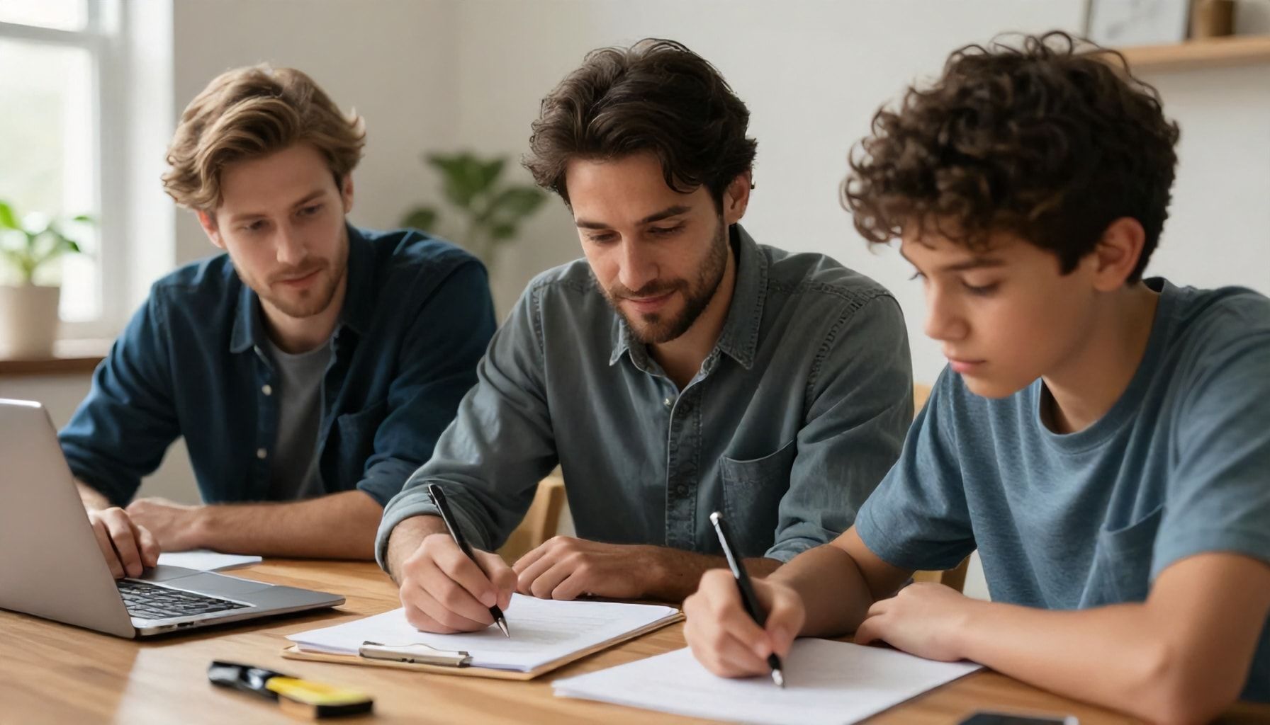 Vaders als huiswerkhelden