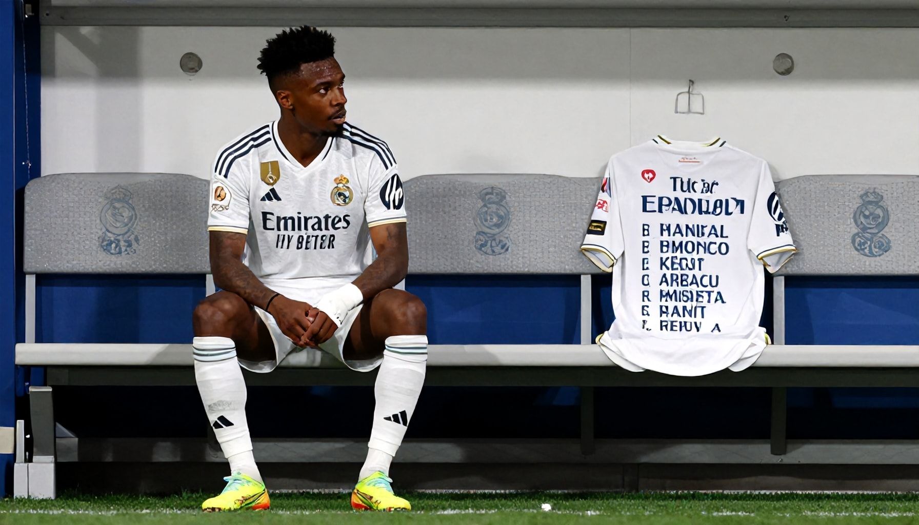 Vini Jr. begint op de bank bij Real Madrid