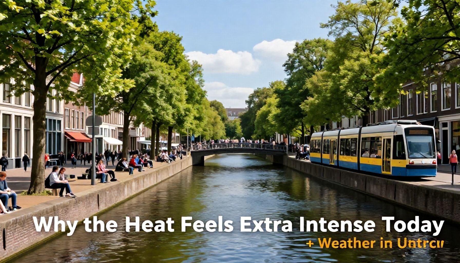 Waarom de hitte vandaag extra intens aanvoelt