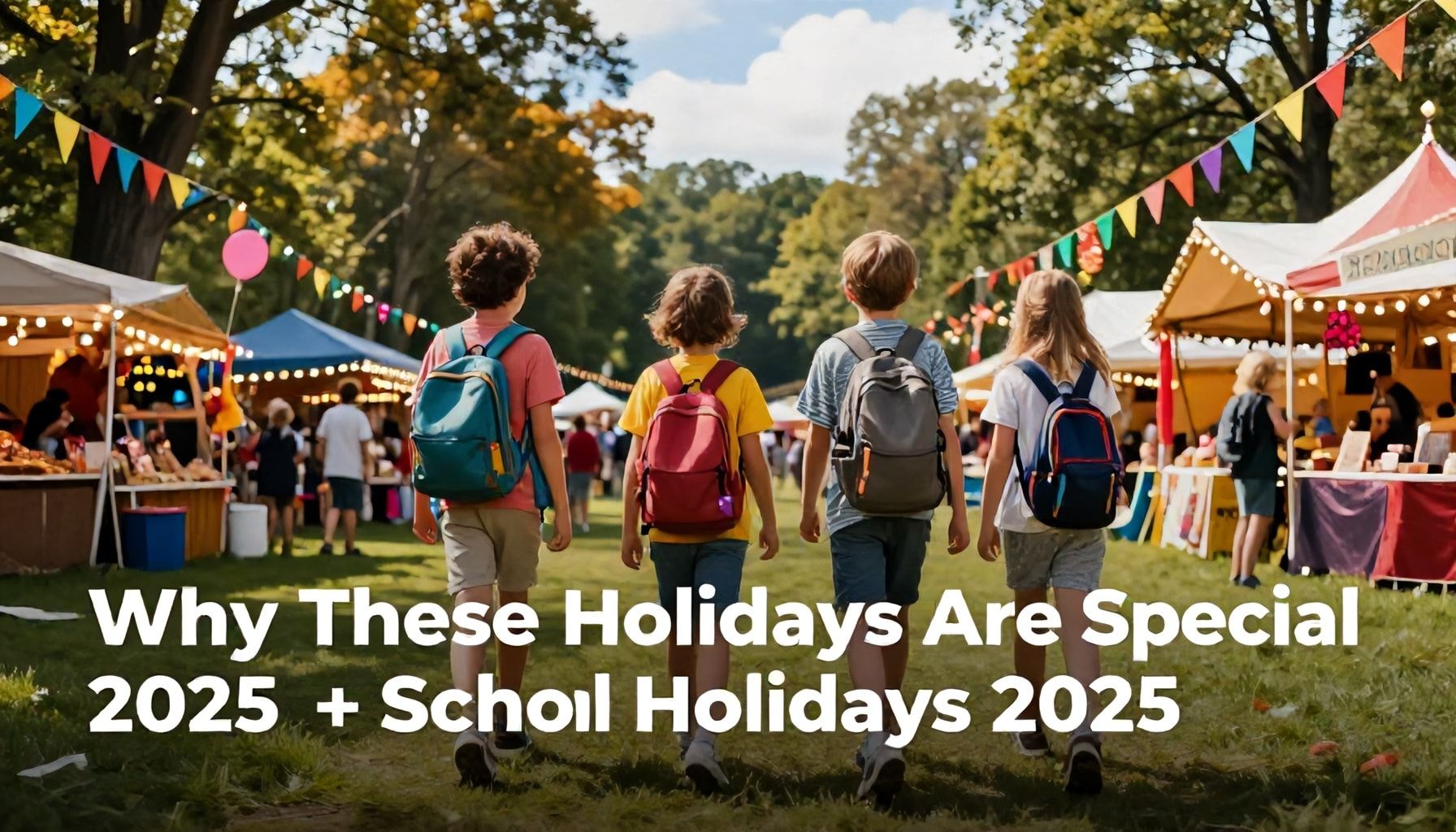 Waarom deze vakanties speciaal zijn