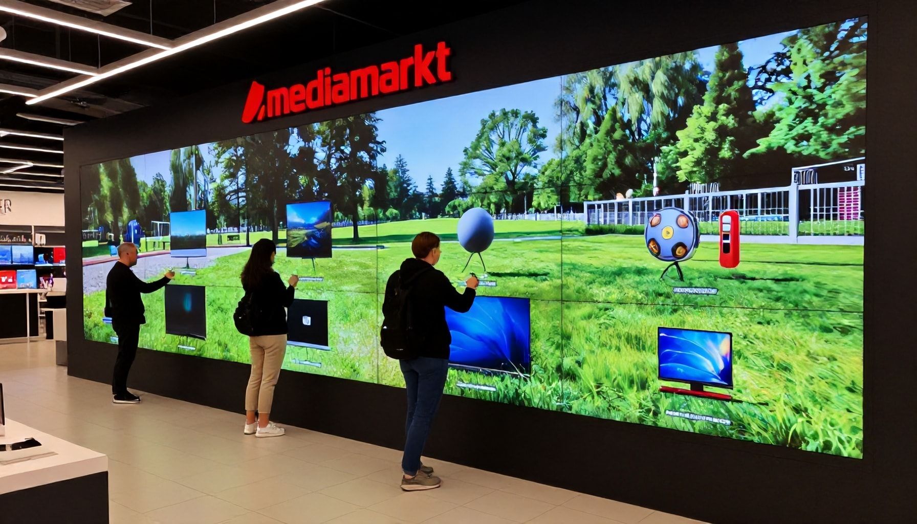 Winkelbezoekers kunnen producten direct ervaren