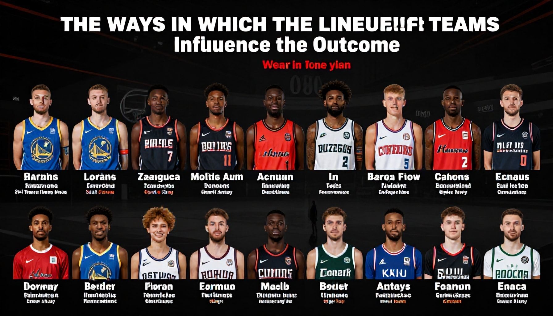 X Manieren Waarop de Opstellingen van Beide Teams het Resultaat Beïnvloeden*