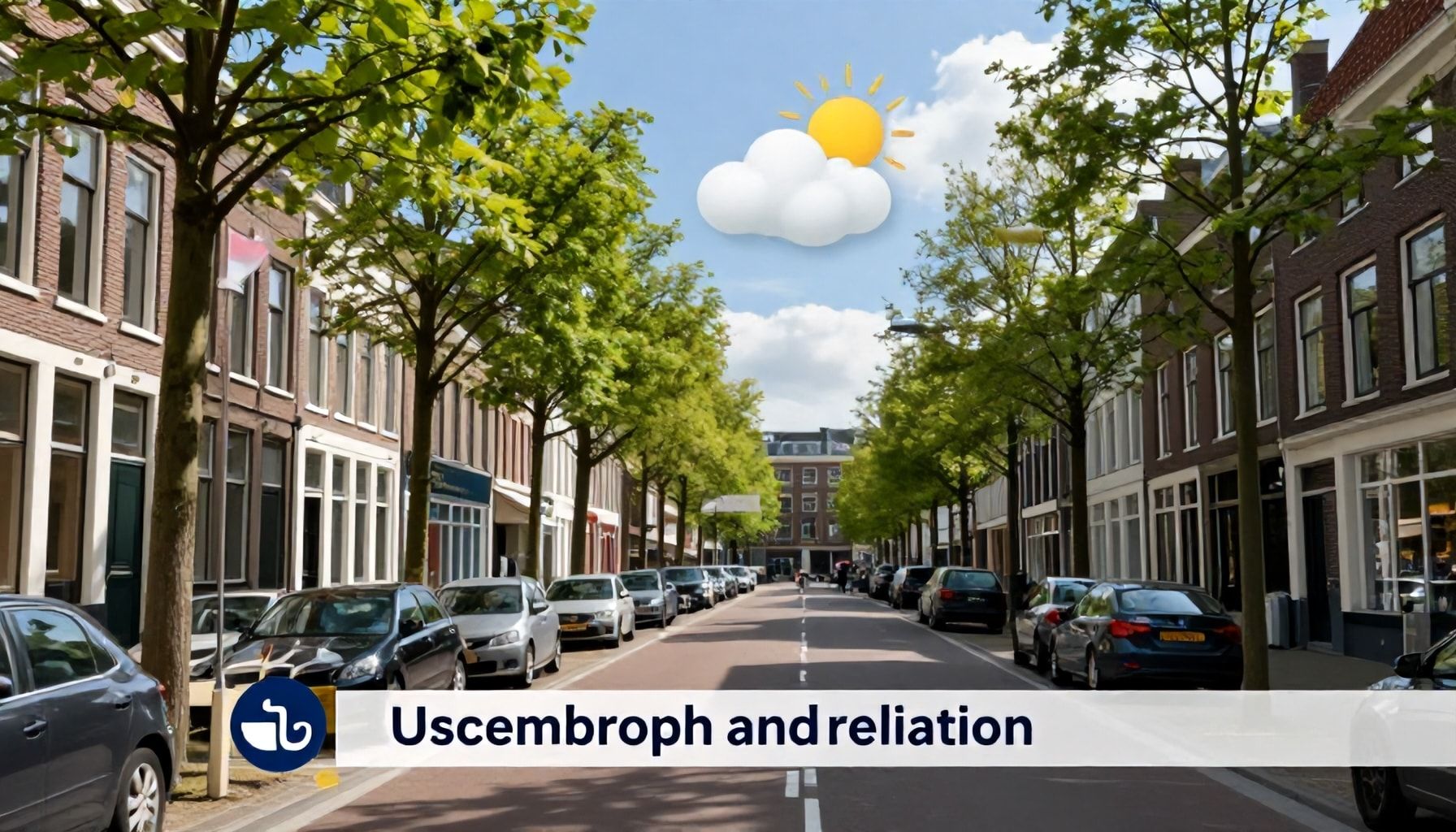 Zonnige dag in Utrecht aankomend