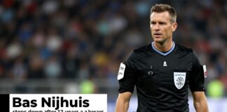Bas Nijhuis stopt na 12 jaar als scheidsrechter in Eredivisie