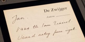 Historisch Briefje van Jan uit 1944 opgedoken bij Veilinghuis De Zwijger