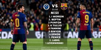 Messi en Lewandowski startklaar: de opstellingen van Club Brugge – FC Barcelona (21u00)