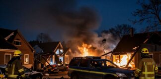 Brand verwoest 12 woningen in Cranenbroek: Budel in rouw na nachtelijke ramp
