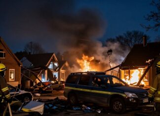 Brand verwoest 12 woningen in Cranenbroek: Budel in rouw na nachtelijke ramp