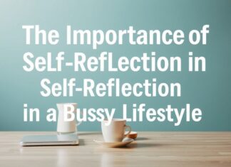 Het Belang van Zelfreflectie in een Drukke Levensstijl The Importance of Self-Reflection in a Busy Lifestyle