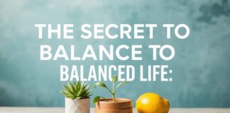Het Geheim van een Evenwichtig Leven: Tips voor een Betere Lifestyle The Secret to a Balanced Life: Tips for a Better Lifestyle